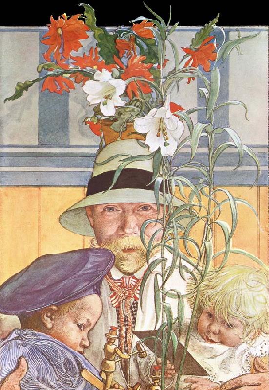 Carl Larsson Frontispiece for Andras Barn